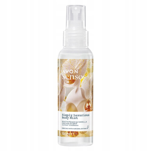 Avon Bruma corporal de melocotón blanco y vainilla de AVON