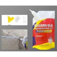(500 g) 1 Pack Concrete Crack Repair Sealant - Waterproof Weather-Resistant Caulking Glue for Driveway & Foundation