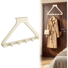 (White, -) 2026 Over-The-Door Hanger Rack, Heavy Duty Organizer