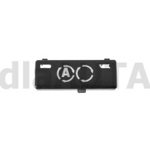 Botón del panel de control del aire acondicionado del BMW X5 E53 99-07, salida de aire de recirculación