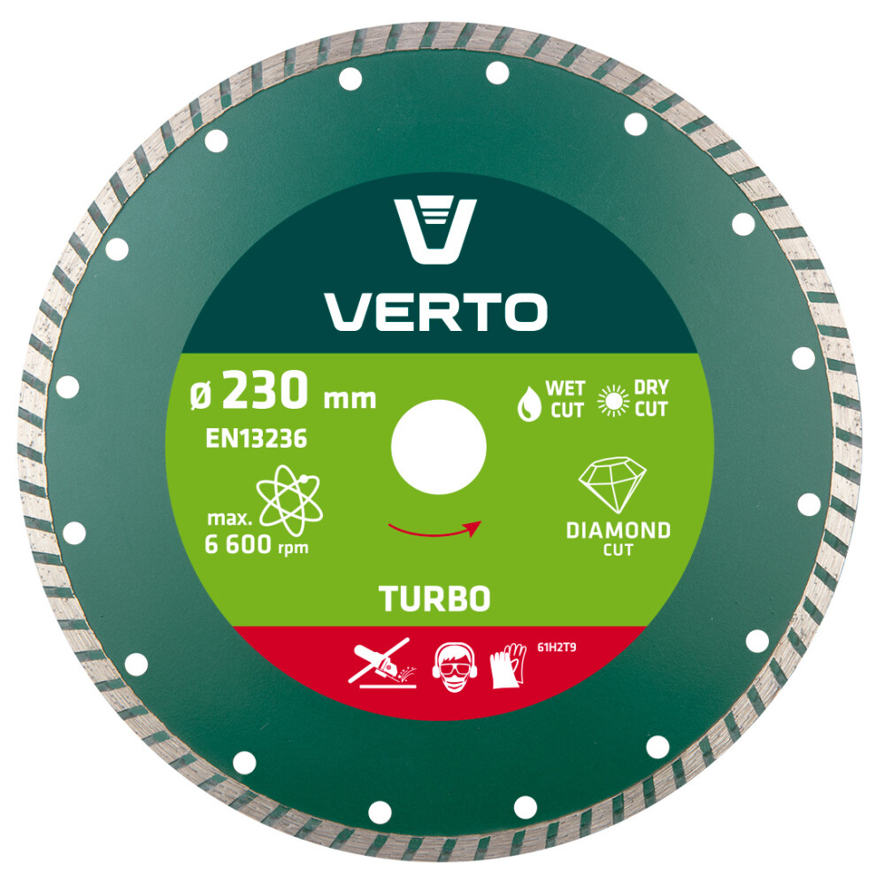 Grupa Topex Diamanttrennscheibe 230 X 22,2 Mm, Turbo