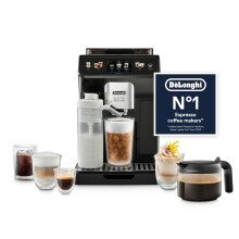 De'Longhi Eletta Explore Cold Brew ECAM452.67.G, Barista Coffee Machine with LatteCrema Hot and Cool, Espresso Machine, Automatic Coffee Bean Machine,