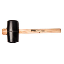 Gumikalapács 90 mm/1200 g, hikorifa nyéllel