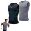 (2pcs-a, Medium) Débardeur compression, homme, sport 1