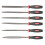 Lime ad ago per metallo, set da 6 1