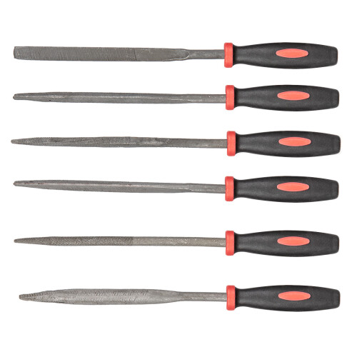 Lime ad ago per metallo, set da 6