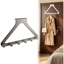 (Black, -) 2026 Over-The-Door Hanger Rack, Heavy Duty Organizer