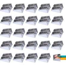 (Silver#24pcs, -) 2024 Magnesium Pencil Sharpener, 2-Hole Handheld Silver#12PCS