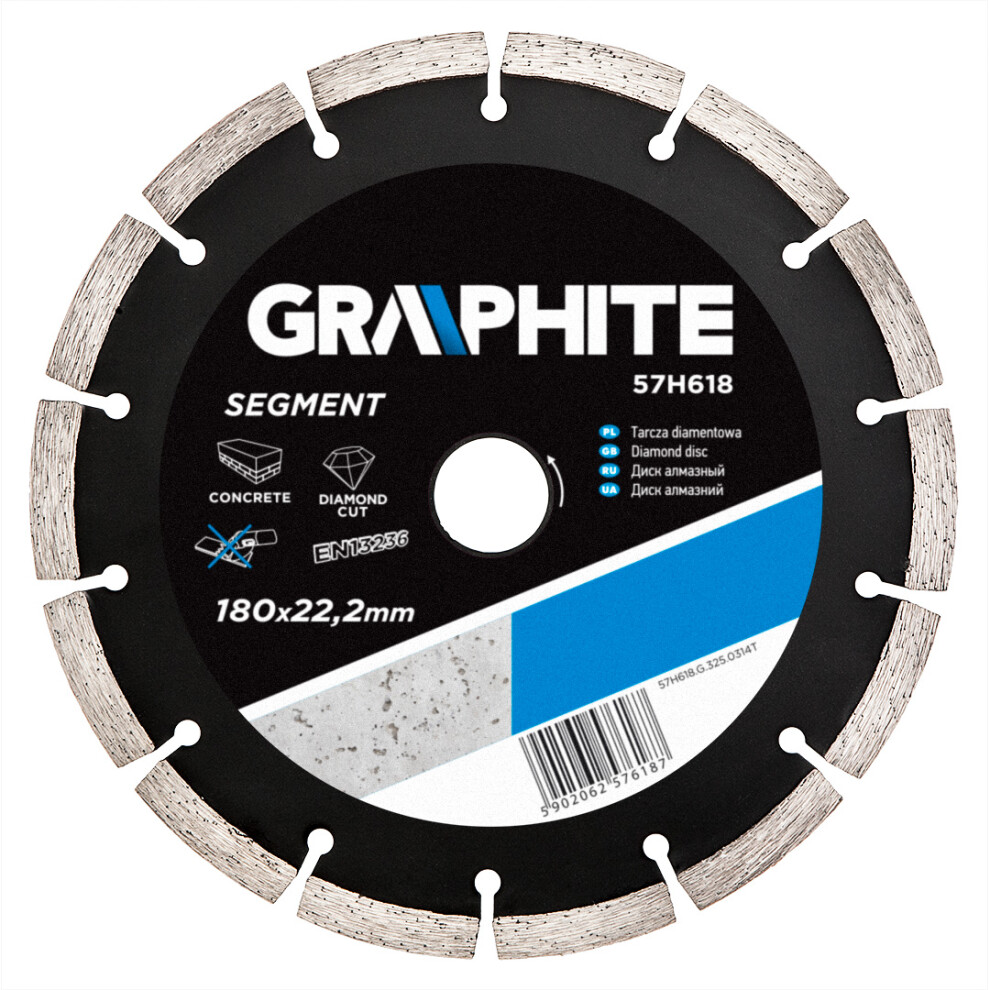 Grupa Topex Diamantscheibe 180 X 22,2 Mm, Segmentiert