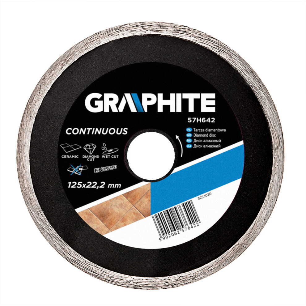 Grupa Topex Diamantscheibe 125 X 22,2 Mm, Massiv