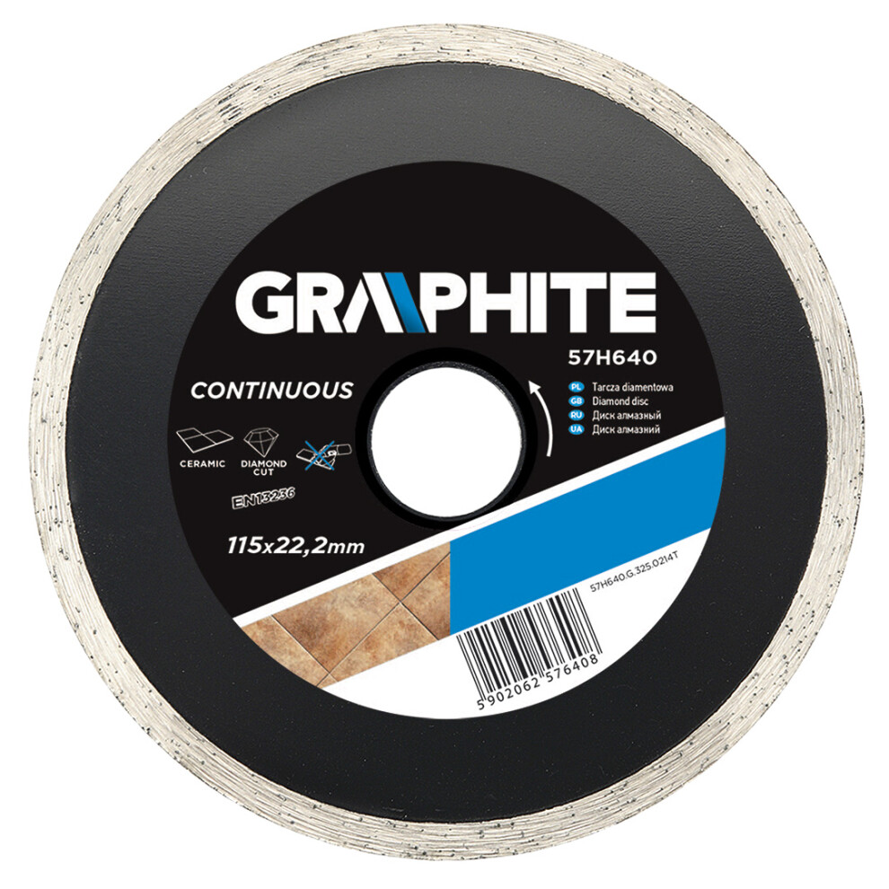 Grupa Topex Diamantscheibe 115 X 22,2 Mm, Massiv