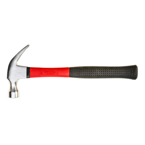Tømrerhammer 450 g, glasfiberskaft