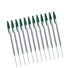 Smooth Writing Plastic Oil Pen for Office School Students-Green