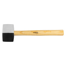 Gumikalapács 58 mm/450 g, fekete és fehér gumi