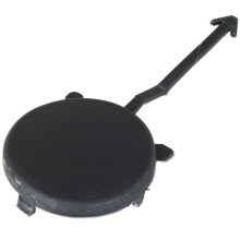 Cubierta del gancho de remolque del parachoques trasero para Citroën Berlingo 08-12, color negro.
