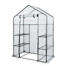 DRIVHUS 143*73*195 CM, PVC-FOLIE, METALSTRUKTUR - T N15-902