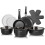 Non Stick Pots and Pans Set 17 Piece, Induction Hob Pan Set with Removable Handle, Kitchen Stackable Ceramic Cookware Sets 1