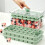 (Double Layer, Green, 1pcs, -) Κινητή ομπρέλα, βεντούζα 1