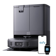eufy X10 Pro Omni Robot Vacuum Cleaner With Mop, Incredible Suction, Dual Mops with 12 mm Auto-Lift and Carpet Detection, AI Obstacle Avoidance, Auto