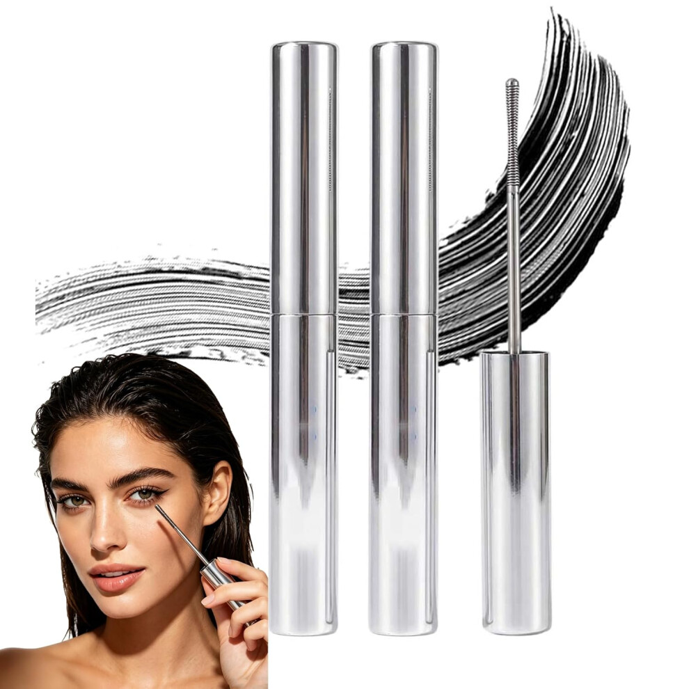 Oimg (2Pcs, -) 2026 Waterproof Iron Mascara, 3D Curling Smudge-Proof
