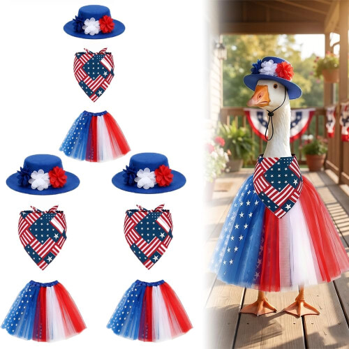 (Red White Blue 3pcs, -) Σετ νανοταινιών, DIY