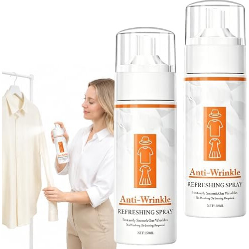 (2PCS, -) Spray défroisseur, antistatique
