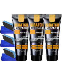 (3 PCS, -) Auto Kratzer Reparatur Paste, Wachs, Spachtel, Schwamm, 1 Stück, Politur, Lack, Glanz, Kratzer, Pflege