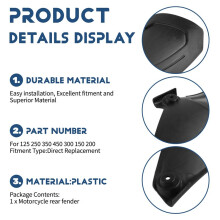 Motorcycle Rear  Mudguard  for  EXC SXF 125 250 350 450 300 150 200 Dirt Bike Accessories A1
