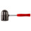 Gummihammer 90 mm/1250 g, metalskaft 1