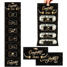 (Black 1PC, -) 2026 Graduation Money Envelope, Wooden Cash Holder Card