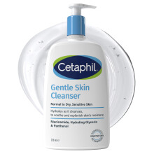 Cetaphil Gentle Skin Cleanser 236ml, Face Wash & Body Wash for Sensitive Skin, Gentle Cleanser for Normal to Dry Skin, With Niacinamide & Glycerin, S