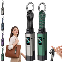 (2PCS-D, -) 4-in-1 digitaalisella näytöllä varustettu avaimenperäkaapeli, pikalatausnauha