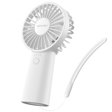 TECKNET Handheld Fan Rechargeable, 5000mAh Portable Fan with LED Battery Indicator, 5 Speeds & 16H Working Time, Small USB Fan Personal Hand Fan for H