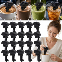 (20PCS, -) Míchadlo na kávu s lodním motorem, automatický mixér na šálek