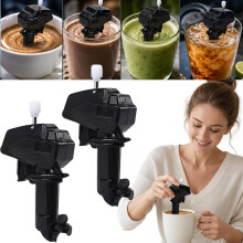 (2PCS, -) Míchadlo na kávu s lodním motorem, automatický mixér na šálek