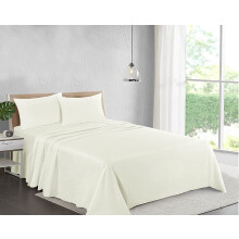 100% Cotton Plain Dyed Flat Sheet | Premium Hotel Quality Ultra Soft Luxury Non