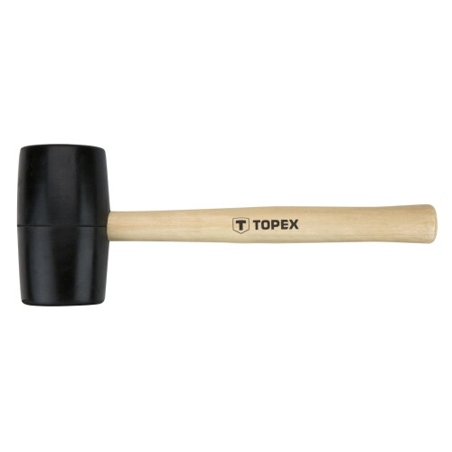 Gummihammer 58 mm/450 g, træskaft