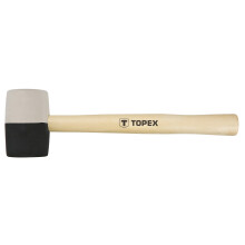 Gumikalapács 58 mm/450 g, fekete és fehér gumi