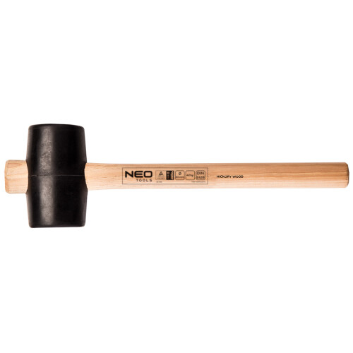 Gummishammer 65 mm/425 g, hickoryskaft