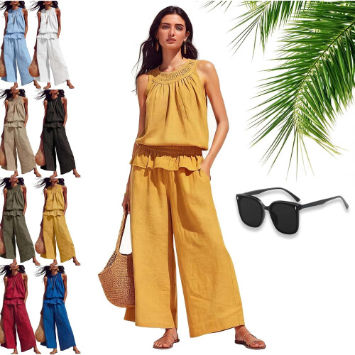 (Yellow, Small) 2 Φωτάκια, Vintage Λουλούδι