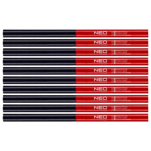 Matite tecniche rosse e blu, 12 pezzi