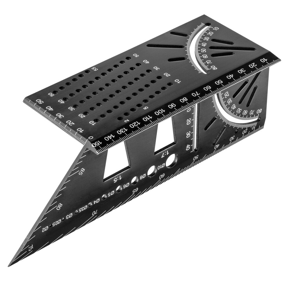 Schwarz Dreidimensionaler Japanischer Winkel, Metall - Bild 4