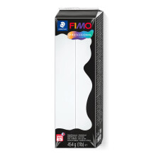 STAEDTLER 8041-0 FIMO Professional Oven-Hardening Polymer Modelling Clay, 454g - White (Single Block)