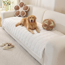 OstepDecor Sofa Covers 2 3 4 Seater, Pet Sofa Cover, Settee Covers, Couch Protectors for Dogs, L-Shaped Corner Couch Cover, Thick Soft Corduroy Fuzzy