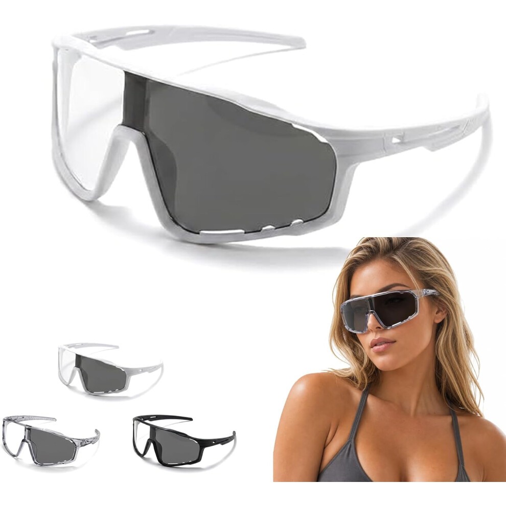 (#C-1Pcs, -) Uv400 Photochromic Polarised Safety Glasses, Impact 5437706604167