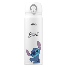 Thermos - Disney Stitch Signature Direct Drink Flask (470ml) Reusable Insulated Stainless Steel Thermal Coffee Cup, Hot or Cold Drinks, Vacuum Sealed