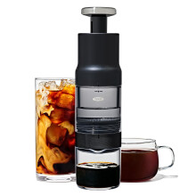 OXO Brew Rapid Brewer – Portable Manual Coffee Maker, Built-In Stainless Steel Filter, Adjustable Strength, Compact & Lightweight, No Pods or Paper