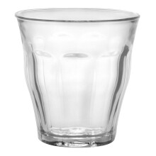 Duralex 25 cl Picardie Tumbler, Pack of 6, Clear Glass- Transparent