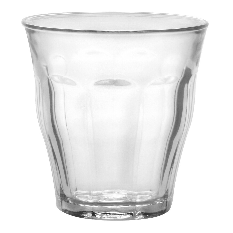 Duralex 25 Cl Picardie Tumbler, Pack Of 6, Clear Glass- Transparent