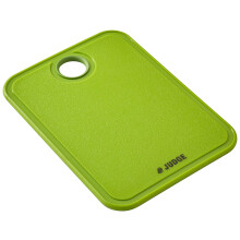 Judge Small Chopping Board for Kitchen, Non-Slip BPA-Free Plastic Cutting Mat & Cutting Board for Kitchen with Hanging Loop & Juice Groove, Dishwasher